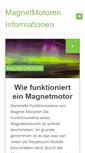 Mobile Screenshot of magnetmotoren.info